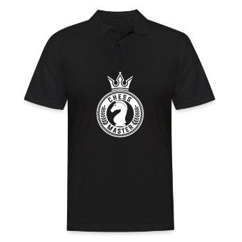 Chess Chess Game Chess Player Chess Board - Men's Polo Shirt - black - Front - Kai (181cm)