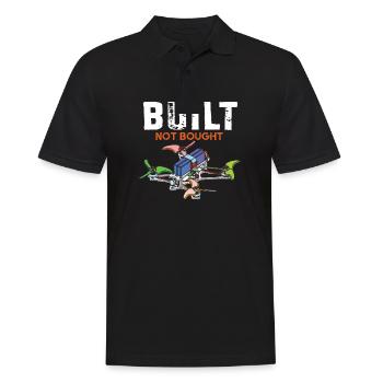 FPV Drone Pilot Freestyle & Racing Gift - Polo Homme - noir - Devant - Kai (181cm)