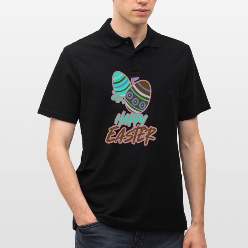 Easter Easter Happy Easter Easter Eggs Men's Polo Shirt