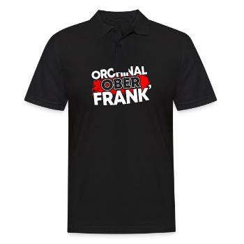 Oberfranken Franken Fränkisches Geschenk - Männer Poloshirt - Schwarz - Vorne - Kai (181cm)