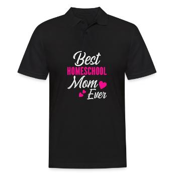 Meilleur Homeschool Mom Ever - Polo Homme - noir - Devant - Kai (181cm)