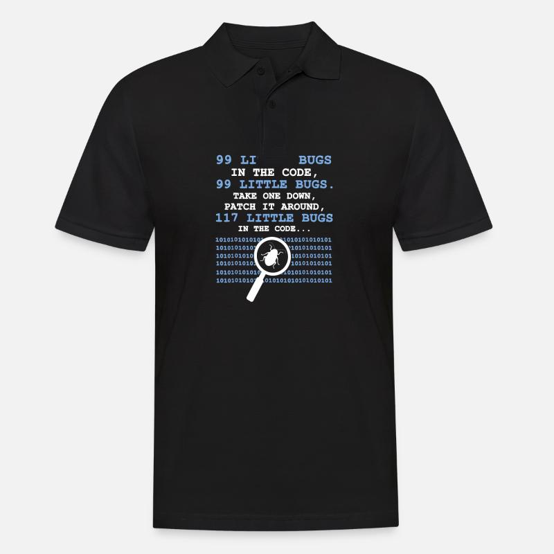 Programmierer - Männer Poloshirt - Schwarz