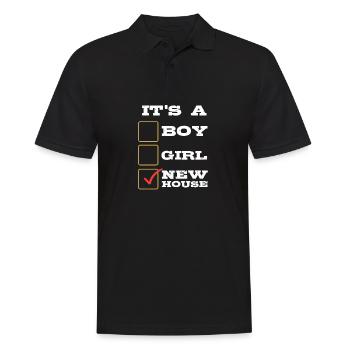 Propriétaire propriétaire propriétaire de maison cadeau maison - Polo Homme - noir - Devant - Kai (181cm)