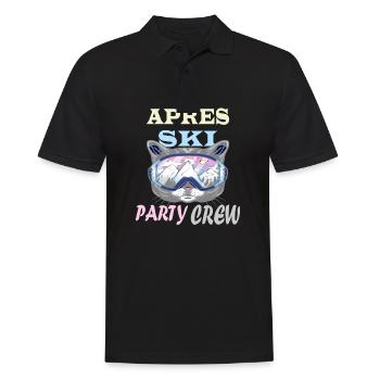APRES SKI Lustiges Skifahrer Geschenk - Männer Poloshirt - Schwarz - Vorne - Kai (181cm)