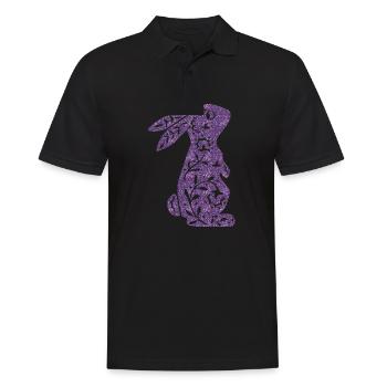 Easter Easter Happy Easter Easter Eggs - Men's Polo Shirt - black - Front - Kai (181cm)