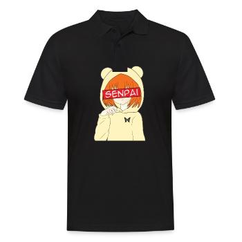 Anime Senpai Anime Fans Anime Style Anime Tenue - Polo Homme - noir - Devant - Kai (181cm)