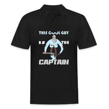 Capitaine de la voile de la voile - Polo Homme - noir - Devant - Kai (181cm)