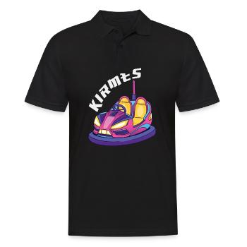 Autoscooter Kirmes Schausteller Geschenk - Männer Poloshirt - Schwarz - Vorne - Kai (181cm)