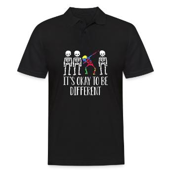 Autisme Autiste Asberger Autisme Awareness Puzzle - Polo Homme - noir - Devant - Kai (181cm)