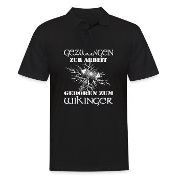 Wikinger Walhalla Geschenk Kostüm - Männer Poloshirt - Schwarz - Vorne - Kai (181cm)