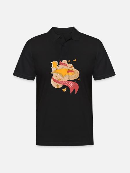 Flying squirrel flying squirrel flying squirrel - Men's Polo Shirt - black