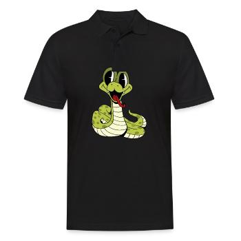 Mignon serpent mignon - Polo Homme - noir - Devant - Kai (181cm)