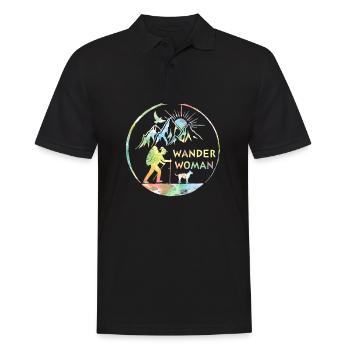 Randonner Woman Randonnée - Polo Homme - noir - Devant - Kai (181cm)