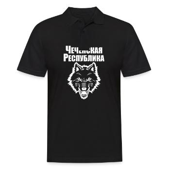 Tschetschenische Republik Noxchi Geschenk Grosny - Männer Poloshirt - Schwarz - Vorne - Kai (181cm)