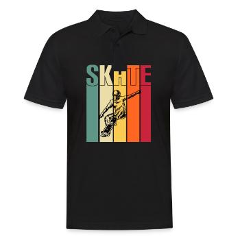 skateboard skater skaters de sport patiner - Polo Homme - noir - Devant - Kai (181cm)