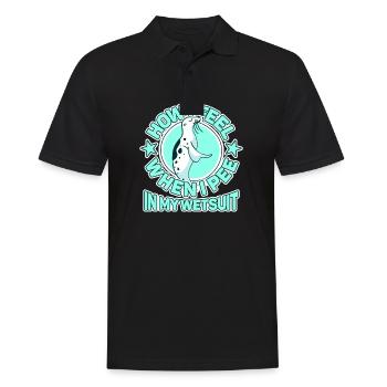 Taucher Sporttaucher Tauchen Schnorchler Geschenk - Männer Poloshirt - Schwarz - Vorne - Kai (181cm)