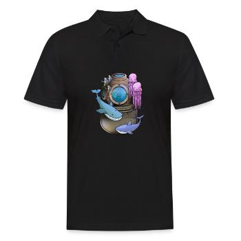 Deep Sea Scuba Diver Poison - Men's Polo Shirt - black - Front - Kai (181cm)