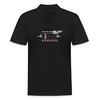 Le Racing, c’est la vie ! - Slot car Slot racing - Polo Homme - noir - Devant - Kai (181cm)