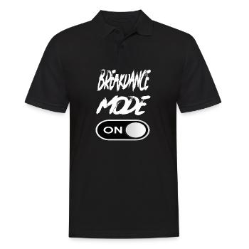 Breakdance Mode On - Breakdance Breakdance Musik - Männer Poloshirt - Schwarz - Vorne - Kai (181cm)
