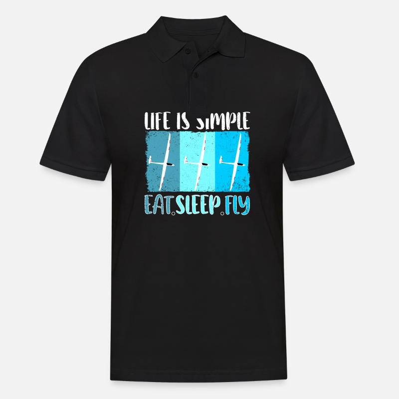Glider Gliding Gliding Glider - Men's Polo Shirt - black