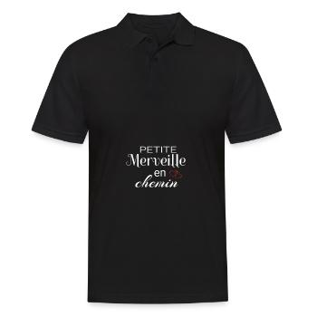 Petite Merveille En Chemin - Polo Homme - noir - Devant - Kai (181cm)