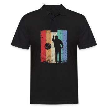 Boule Pétanque pétanque pétanque - Polo Homme - noir - Devant - Kai (181cm)