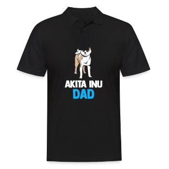 Akita Inu Dad - Polo Homme - noir - Devant - Kai (181cm)