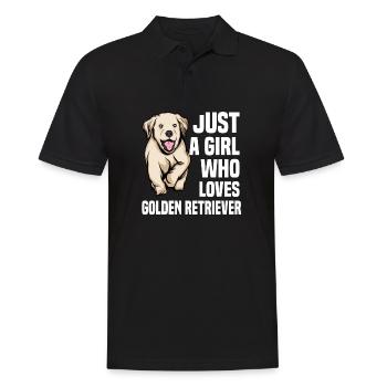 Golden Retriever | Golden Retriever - Polo Homme - noir - Devant - Kai (181cm)