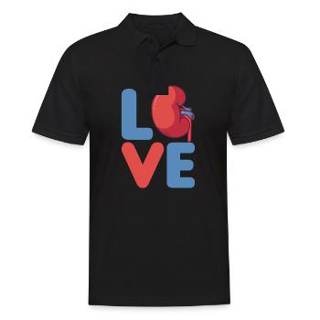 Don d’organes rénaux Chirurgie de transplantation rénale - Polo Homme - noir - Devant - Kai (181cm)