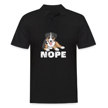 Appenzeller Sennenhund Canin - Polo Homme - noir - Devant - Kai (181cm)