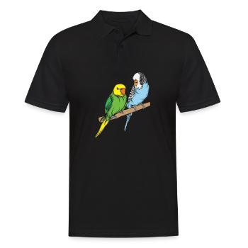 Perruche - Polo Homme - noir - Devant - Kai (181cm)