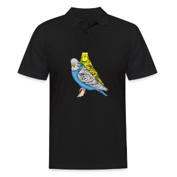 Perruche - Polo Homme - noir - Devant - Kai (181cm)
