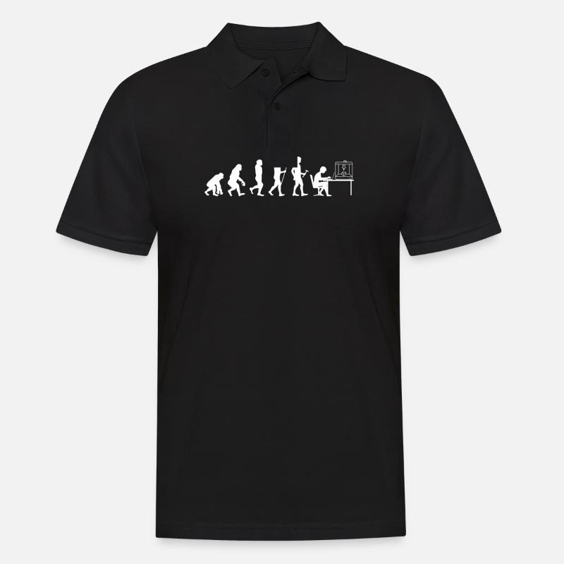 Imprimante 3D Evolution | Imprimeur d’impression 3D - Polo Homme - noir