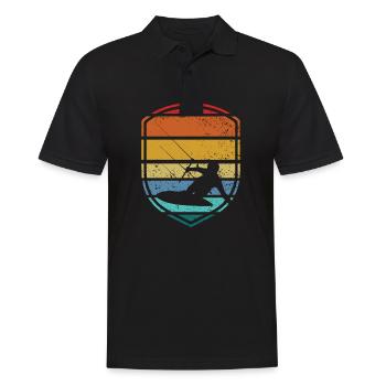 Kite Surf Kitesurf Kitesurf Kiting Kite Kiteboarding - Men's Polo Shirt - black - Front - Kai (181cm)
