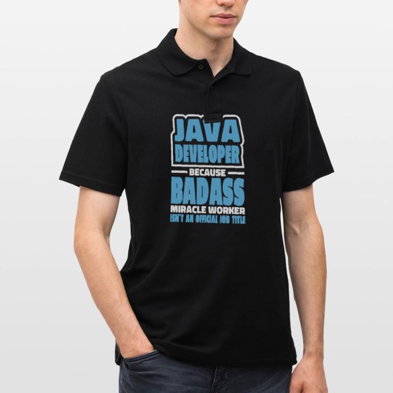 Java Developer Badass Men's Polo Shirt