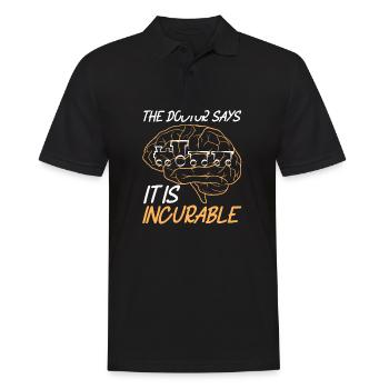 Train Railway Railway Trains Train drivers - Men's Polo Shirt - black - Front - Kai (181cm)