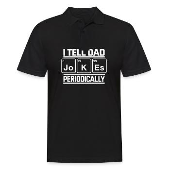 I Tell Dad Jokes Periodically - Polo Homme - noir - Devant - Kai (181cm)