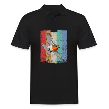 Observation des oiseaux Oiseaux Observation des oiseaux Oiseaux - Polo Homme - noir - Devant - Kai (181cm)