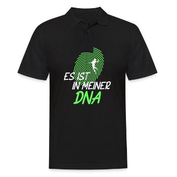 Faustball Faustballer Faustballspieler - Männer Poloshirt - Schwarz - Vorne - Kai (181cm)