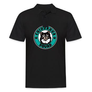 Chihuahua Squad I Dog Lover I Chihuahua - Männer Poloshirt - Schwarz - Vorne - Kai (181cm)