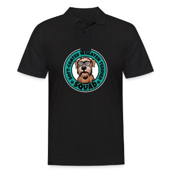 Soft-Coated Wheaten Terrier Squad I Dog Lover - Männer Poloshirt - Schwarz - Vorne - Kai (181cm)