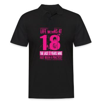 18 Anniversaire Homme - Polo Homme - noir - Devant - Kai (181cm)