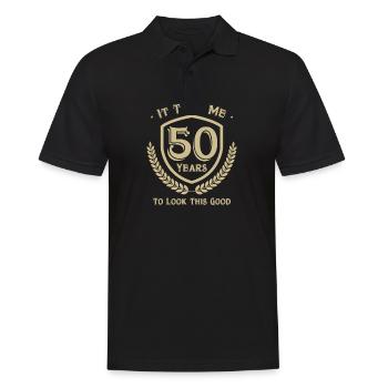 It Took Me 50 Years To Look This Good, 50 Birthday - Polo Homme - noir - Devant - Kai (181cm)