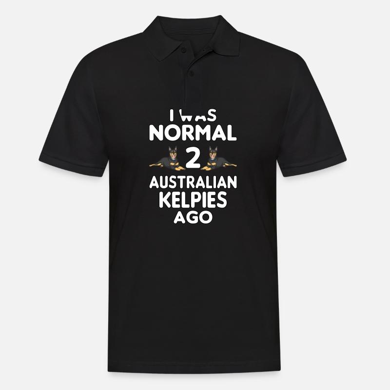 Australian Kelpie Hundebesitzer - Männer Poloshirt - Schwarz
