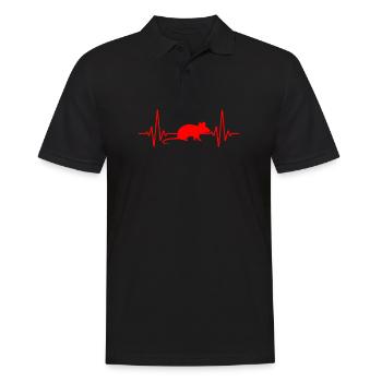 Great rat, I'm a rat - Men's Polo Shirt - black - Front - Kai (181cm)