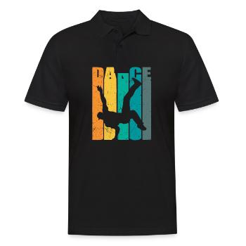 Breakdance BBoy BGirl Streetdance Breakdance - Männer Poloshirt - Schwarz - Vorne - Kai (181cm)