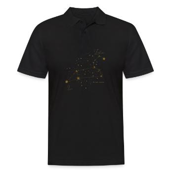 Zodiac Sign Leo Horoscope Astrology - Men's Polo Shirt - black - Front - Kai (181cm)
