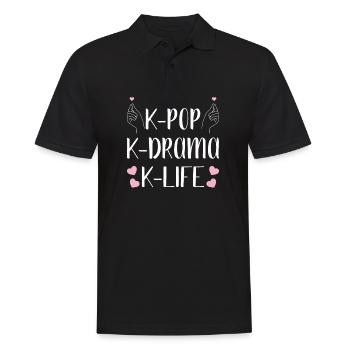 K-Drama Kdrama Drame coréen Corée Hallyu K-Drama - Polo Homme - noir - Devant - Kai (181cm)
