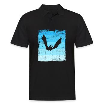 Bat Bats - Men's Polo Shirt - black - Front - Kai (181cm)
