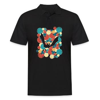 Bat Bats - Men's Polo Shirt - black - Front - Kai (181cm)